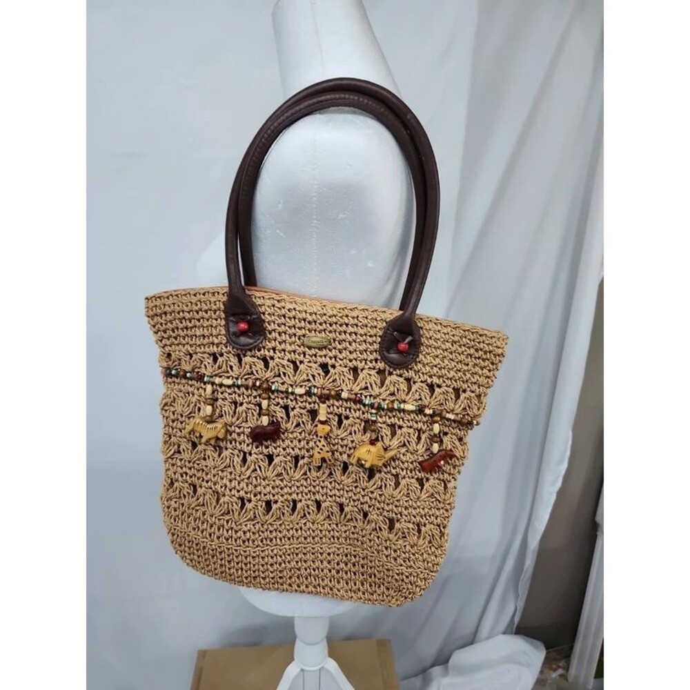 Cappelli hsnd woven straw bag